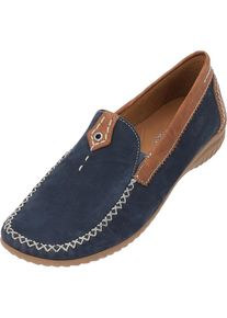Gabor Dames Mocassins 'Comfort 26.090' blauw / bruin 35.5