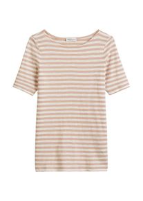 Marc O'Polo Marc O'Polo Dames Shirt pastelrood / wit L