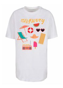 Just Rhyse Dames Shirt 'Sunny' gemengde kleuren / wit L