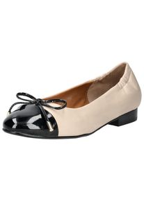 Everybody Ballerina Damen beige / schwarz Größe 42