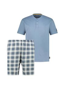 Ceceba Kurzer Schlafanzug aus Biobaumwolle, Blau, 60/62