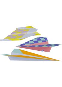 Folat 12 pappersflygplan vikbara ark