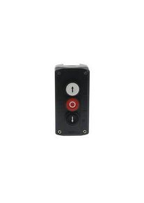 Schneider Electric Spring Return Enclosed Push Button - SPST, Polycarbonate, Black, Red, White, Yes, IP66, IP67, IP69K - XALD324