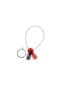 Brady Red 6-Lock Polycarbonate Universal Cable Lockout - 145553