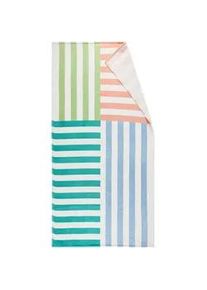 Esposa Strandtuch , Multicolor , Textil , Streifen , 90x180 cm , Heimtextilien, Badtextilien, Strandtücher