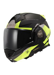 LS2 FF901 Advant X Oblivion Klapphelm (Schwarzmatt/Neongelb)