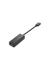 HP Hewlett Packard USB-Adapter, USB-C-Stecker - DisplayPort-Buchse, 4096 x 2160, Schwarz - 4SH08AA