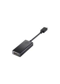 HP Hewlett Packard USB-Adapter, USB-C-Stecker - HDMI-Buchse, 4096 x 2160, Schwarz - 1WC36AA