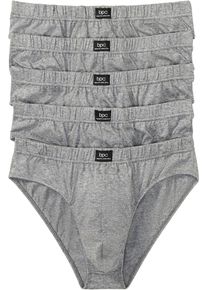 Maxikalsong (5-pack) - grå - storlek 10 (4XL) - bonprix