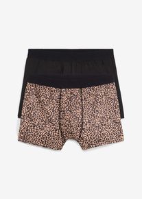Boxershorts (3-pack) - svart - storlek 5 (M) - bonprix