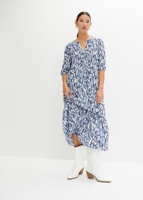 Maxiklänning - blå - storlek 34 - bonprix