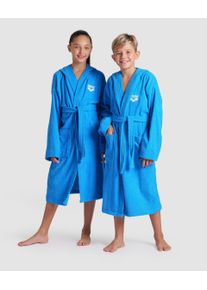 arena Bathrobe - Unisex - turquoise-white - Size: 12-13 - arena Zeppelin Light Logo Junior Robe Age 6-15