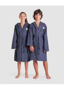 arena Bathrobe - Unisex - navy-white - Size: 14-15 - arena Zeal Junior Robe Age 6-15
