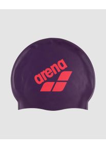arena Swim Cap - Unisex - Plum-bright_coral - Size: One size fits all - arena Big Logo Swim Cap