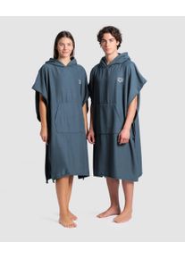 arena Bathrobe - Unisex - stone grey-seafoam - Size: 163-S-M - arena Softdry Poncho