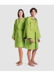 arena Bathrobe - Unisex - Artic Lime-white - Size: M - arena Compact Microfiber Robe