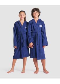 arena Bathrobe - Unisex - navy-white - Size: 12-13 - arena Zeppelin Light Logo Junior Robe Age 6-15