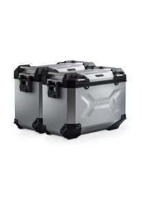 SW-Motech TRAX ADV aluminum case system. Silver. 45/45 l. Ducati Multistrada V2/V2S (24-).