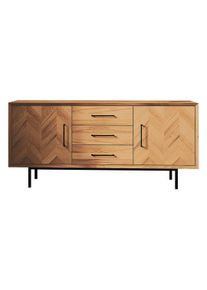 allnatura Sideboard "Parquetta" | Wildeiche | 100% ökologisch