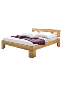 Massief houten bed "Molara" | 90x200 cm | Kernbuche| allnatura