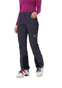 Jack Wolfskin Damskie narciarskie spodnie softshell Alpspitze Tour Pants Women 42R graphite