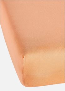 Drap-housse en jersey - orange - taille 150x200 cm - 100% coton - bonprix