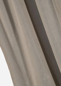 Rideau occultant texturé avec polyester recyclé (1 pce) - gris - taille 225x130 cm - bonprix