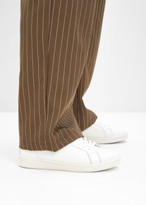 Sneakers en cuir - blanc - taille 39 - Cuir lisse - bonprix