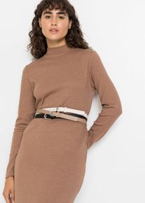 Lot de 3 ceintures &eacute;troites - beige - taille 130 - bonprix