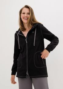 Veste polaire avec poches zippées - noir - taille 38/40 (S) - polaire - bonprix