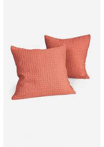 Couvre-lit en tissu piqué gaufré - rouge - taille 140x210 cm - bonprix