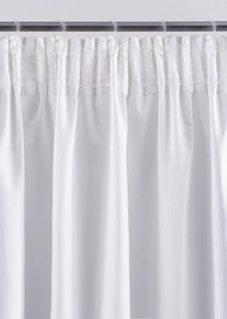Panneau microfibre à imprimé coquelicots (1 pce) - blanc - taille 175x140 cm - bonprix
