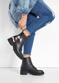 Boots &agrave; lacets Disney Mickey Mouse - noir - taille 38 - bonprix