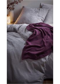 Parure de lit toucher cachemire - gris - taille 135x200 cm - bonprix