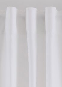 Rideau facile d’entretien en microfibre (1 pce) - blanc - taille 175x140 cm - Microfibres - bonprix