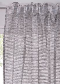 Voilage rayé (1 pce) - noir - taille 225x140 cm - bonprix