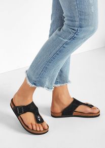 Mules entredoigt - noir - taille 36 - Vegan - bonprix