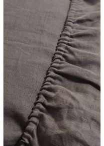 Drap en lin de qualité supérieure - gris - taille 100x200 cm - lin - bonprix