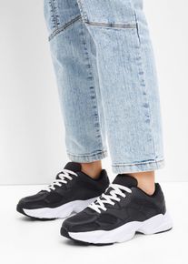 Baskets à semelle épaisse - noir - taille 42 - Vegan - bonprix