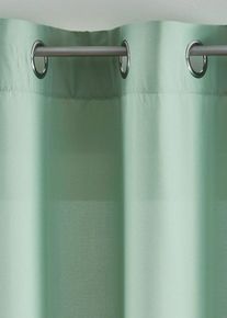 Gardin i mikrofiber (2-pack), gr&oslash;nn, st&oslash;rrelse 145x140 cm, bonprix