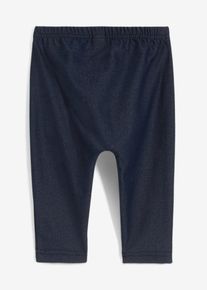 Baby-leggings i myk bomullsmiks, blå, størrelse 80/86, bonprix
