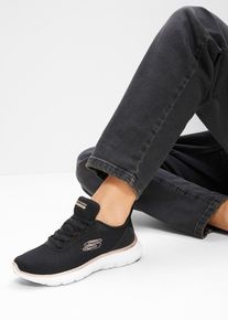 Sneakers med memoryskum fra Skechers, svart, størrelse 39, bonprix