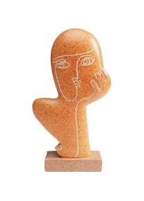 Ambia Home Skulptur , Braun , Kunststoff , 16x27x6 cm , handgemacht , Dekoration, Dekofiguren & Skulpturen, Skulpturen