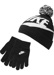 Nike Sportswear Set 'Swoosh Pom' zwart / wit S-XXL