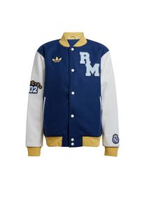 adidas originals Dames Functionele jas 'Real Madrid VRCT' donkerblauw / geel / wit S