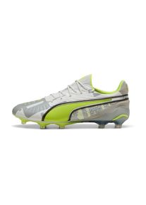 Puma Kopačky 'King Ultimate Forever' Muži sivá / svetlosivá / svetlozelená 44