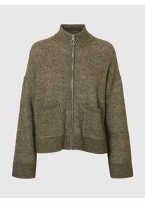 Selected Femme Dames Gebreid vest kaki S