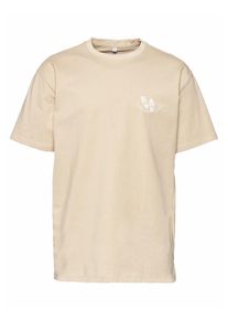 Just Rhyse Heren Shirt 'Go Further' sand / wit M