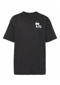Just Rhyse Heren Shirt 'Motel' rosa / zwart / wit XXL