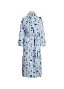 Polo Ralph Lauren Dames Ochtendjas ' Iconic Bear ' blauw L-XL